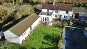 Rear Aerial View- click for photo gallery